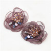 E-4753 Fashion Earrings Yarn Flower Earring for Women Jewelry Design