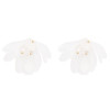 E-4752 5 Colors Fashion Black Artificial Crystal Beaded Stud Earrings For Women Party Jewelry