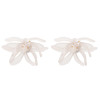 E-4752 5 Colors Fashion Black Artificial Crystal Beaded Stud Earrings For Women Party Jewelry