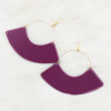 E-4764 4 Colors Fashion Acrylic Drop Earrings Geometric Fan Shaped Pendant Dangle For Women Party Engagement Jewelry