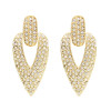 E-4761 2 Colors Trendy Cone-Shape Rhinestone Earring For Women Jewelry Design