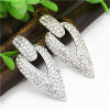 E-4761 2 Colors Trendy Cone-Shape Rhinestone Earring For Women Jewelry Design