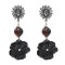 E-4763 Bohemian Resin Flower Statement Earring Ear Stud for Fashion Women