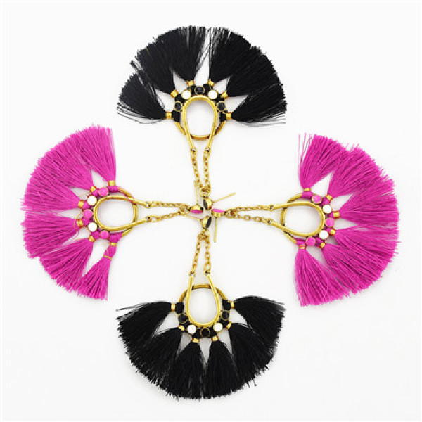 E-4768 2 Colors Trendy Drop Dangle Tassel  Earrings For Women  Jewelry  Design