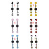 E-4770  Bohemian Statement Dangle Earring Big Circle Ear Stud for Fashion Women Party