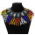 N-7087  African Tribal New Fashion Choker Necklaces Colorful Acrylic Beaded Indian Ethnic Bib Choker Necklace For Women Charm Beads Making Jewelry