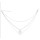 N-7089 Fashion Silver Gold Alloy Rhinestone Cross Shape Pendant Necklaces for Women Boho Party Jewelry