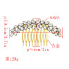 F-0498 Trendy  Rhinestone Hairpin Elegant Hair Ornament For Women Jewelry