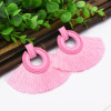 E-4787 Bohemian 5 Colors New Fashion Drop Earrings Big Tassel Pendant Dangle Earrings for Valentine's Day Gift