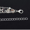 N-7101 New Fashion Silver Moon Shaped Pendant Necklace Clavicular Chain Multilayer Necklace Women Charming Jewelry
