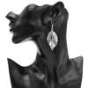 E-4789 2 Styles Trendy Vintage Silver flower Leaf Earring For Women Jewelry Design