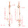 E-4781 Unique Gold Colors Gothic Fashion Long Drop Earrings Stars Moon Pendant Tassel crystal Dangle Earring For Women Jewelry Design