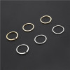 R-1502 Fashion Gold 4pcs/set Vintage Joint Knuckle Nail Midi Ring Set Jewelry