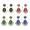 E-4785 4 Colors Elegant  Rhinestone Drop Earrings Artficial Crystal Dangle Earrings for Women Boho Wedding Party Jewelry Gift