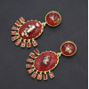E-4785 4 Colors Elegant  Rhinestone Drop Earrings Artficial Crystal Dangle Earrings for Women Boho Wedding Party Jewelry Gift