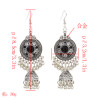 E-4793  Women' s Cute Ear Jewelry Drop Dangle Hat Design Tassel Beads Hook Earring