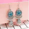 E-4793  Women' s Cute Ear Jewelry Drop Dangle Hat Design Tassel Beads Hook Earring
