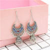 E-4791 6 Colors Vintage Silver Tassel Drop Dangle Earrings For Women Jewelry Design