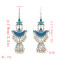 E-4790 6 Colors Vintage Silver Bells Tassel Drop Dangle Earrings For Women Jewelry Design