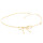 N-7105 Trendy Gold Metal Bowknot Pendant Collar Choker Necklaces for Women Boho Wedding Party Jewelry