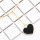 N-7108 2 Colors Trendy Heart Pendant Collar Choker Necklaces For Women Jewelry Design