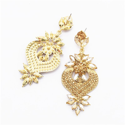 E-4800 5 colors Bohemian crystal Drop Earrings Stud Earring Wedding Bridal Ear Jewelry