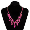 6 Colors Gold Plated Resin Gem Adjustable Choker Necklace For Women Jewelry Design