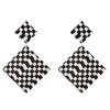 E-4803  5 Styles White & Black Color Geometric Acrylic Earrings for Women Bohemian Party Jewelry Gift