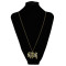 N-7106 Retro Three Owls Pendant Rhinestone Long Necklace Sweater Chain