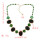 N-0781 New Fashion Charming Rhinestone Drop Gem Lovely Flowers Choker Necklace