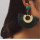 E-4462 5Colors Bohemian Fringe Earrings Graceful Beauty Gold Metal Resin Bead Fabric Thread Tassel Pendant Drop Earrings for Women Party Wedding Jewelry Accessories