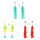 E-4797 3 Colors Trendy Summer Beach Feather Drop Earring For Women Jewelry Design
