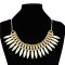 N-3040 Top fashion design luxurious gem pendant choker statement necklace for women