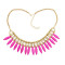 N-3040 Top fashion design luxurious gem pendant choker statement necklace for women