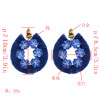E-4812 5 Colors Trendy Summer Beach Short Tassel Sequins Flower  Drop Earring For Women Jewelry Design