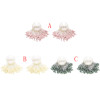 E-4807 Korean Style Fashion Jewelry Pearl Tassel Stud Earrings For Women