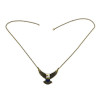 N-3382 Fashion Vintage Style Colorful Glazed Fly Wing Eagle Pendant Necklace Jewelry