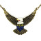 N-3382 Fashion Vintage Style Colorful Glazed Fly Wing Eagle Pendant Necklace Jewelry