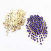 E-4810 5 Colors Gorgeous Crystal Beads Statement Long Drop Earrings For Women Bridal Wedding Party Jewelry Gift