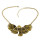 N-3252 European style Fashion The eagle expanded its wings Choker Bib Necklace