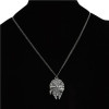 N-6114 Vintage Gun Black Cartoon Avatar Alloy Pendant Necklace Jewelry