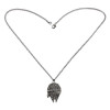 N-6114 Vintage Gun Black Cartoon Avatar Alloy Pendant Necklace Jewelry