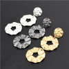 E-4806 Bohemian Alloy Dangle Earring Big Circle Ear Stud for Fashion Women Party