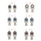 E-4793  Women' s Cute Ear Jewelry Drop Dangle Hat Design Tassel Beads Hook Earring
