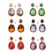 E-4821 Fashion Rhinestone Acylic Drop Earrings for Women