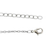 N-3319 Fashion Chaem Silver Plated Cat Crystal Long Chain Pendant Necklace