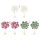 E-4819 Fashion Earrings Dangle Big Flower Earring for Wedding Party