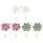 E-4819 Fashion Earrings Dangle Big Flower Earring for Wedding Party