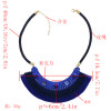 N-7112 5 Colors Bohemain Leather Chain Fringe Tassel Pendant Necklaces for Women Wedding Party Jewelry