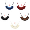 N-7112 5 Colors Bohemain Leather Chain Fringe Tassel Pendant Necklaces for Women Wedding Party Jewelry